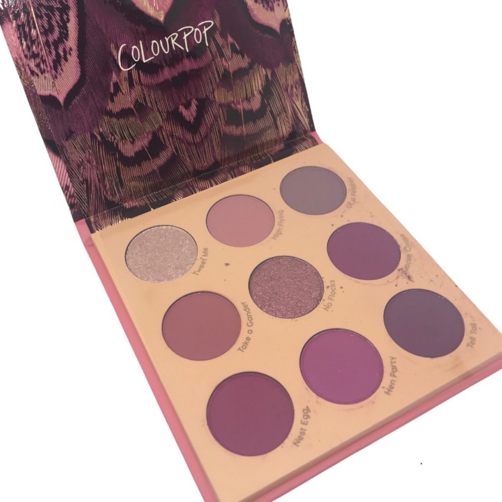 COLOURPOP FINE FEATHERED PALETTE FUCHSIA PLUM ROSES BOLDS NEW IN BOX - Picture 1 of 10